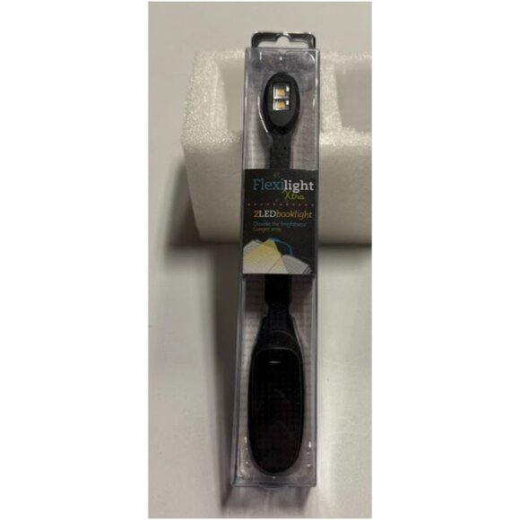 Flexilight Xtra Black Dots LED Clip-On Book Light Twin LED - Picture 1 of 4
